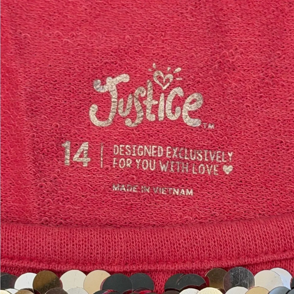 Justice euc pink